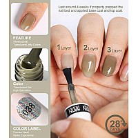 Major Dijit Gel Nail Polish 36 Clolors Translucent Jelly Glass Uv Led Gel Polish Natural Girly Colors Crueltyfree Nail Lacque