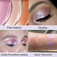 Liquid Sparkling Glitter Eye Shadow Sticks Set Crystal Silver Golden Eyeshadow Eyeliner Eyelid Liquid Highlight Shimmer Make