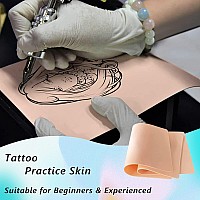 Fake Practice Skin Beoncall 15Pcs Blank Tattoo Skin Practice 7456In Doubleside Use Tattoo Skin Microblading Eyebrow For T