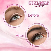 Rose Girl Loose Promade Fans Natural Look Handmade Volume Eyelashes From 3D To 16D C Cc D Dd Curl False Lashes Extensions