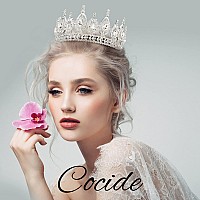 Cocide Queen Crown For Women Crystal Tiara For Girl Rhinestones Headband Princess Hair Accessories For Birthday Party Bridal Pro