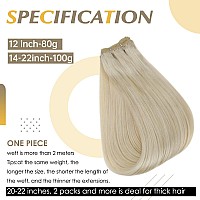 Full Shine Sew In Hair Extensions Real Human Hair 20 Inch Weft Hair Extensions Human Hair 60 Blonde Human Hair Bundles Brazilia