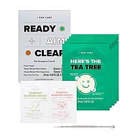 I Dew Care Blemish Emergency Skin Care Kit Ready Aim Clear Pimple Popper Tool With Tea Tree Oil Blemish Acne Patch Face