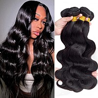 Kapelli Hair 10A Human Hair Bundles Light Brown Brazilian Virgin Hair Body Wave 416 18 20 22 Brazilian Human Hair 100 Unpro