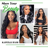 Kapelli Hair 10A Human Hair Bundles Light Brown Brazilian Virgin Hair Body Wave 416 18 20 22 Brazilian Human Hair 100 Unpro