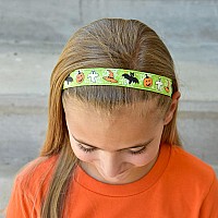 Frog Sac Halloween Headbands For Girls Glow In The Dark Adjustable No Slip Hair Bands For Kids Thin Stretch Elastic Headband G