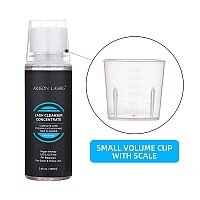 Eyelash Cleanser Concentrate 100Ml Professional Lash Extensions Shampoo Natural Foaming Cleanser For Extensions Lashes With Salo