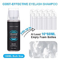 Eyelash Cleanser Concentrate 100Ml Professional Lash Extensions Shampoo Natural Foaming Cleanser For Extensions Lashes With Salo