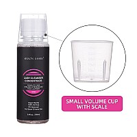 Eyelash Cleanser Concentrate 100Ml Professional Lash Extensions Shampoo Natural Foaming Cleanser For Extensions Lashes With Salo