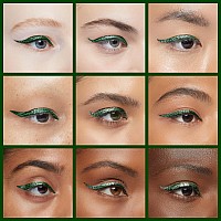 Erinde Green Gel Eyeliner Waterproof Long Lasting Cream Eyeliner Gel Pot Halloween Highintensity Pigments Smudgeproof Eye Li