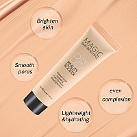 Boobeen Hydrating Bb Cream Fullcoverage Foundationconcealer Color Correcting Cream Tinted Moisturizer Bb Cream For All Skin