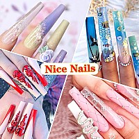 600Pcs Xxl Coffin Nail Tips No C Curve Nail Tips Extra Long Clear Coffin Nail Tips For Acrylic Nails Professional Half Cover F