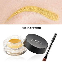 Maepeor 12 Colors Eyebrow Pomade Fullpigmented Long Lasting Waterproof Eyebrow Cream Gel Filling Shaping Tinted Eyebrows Enha