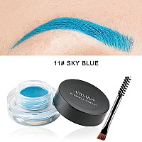 Maepeor 12 Colors Eyebrow Pomade Fullpigmented Long Lasting Waterproof Eyebrow Cream Gel Filling Shaping Tinted Eyebrows Enha