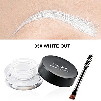 Maepeor 12 Colors Eyebrow Pomade Fullpigmented Long Lasting Waterproof Eyebrow Cream Gel Filling Shaping Tinted Eyebrows Enha