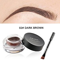 Maepeor 12 Colors Eyebrow Pomade Fullpigmented Long Lasting Waterproof Eyebrow Cream Gel Filling Shaping Tinted Eyebrows Enha