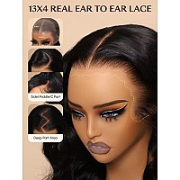 Unice Pre Everything Glueless Frontal Wig Body Wave 13X4 Hd Pre Cut Lace Front Wigs Human Hair Pre Bleached Invisible Bye Bye Kn