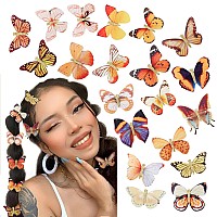 Butterfly Hair Clips Y2K Accessories Hair Clips For Thick Hair Cute Butterfly Clips With Hair Glitter Kawaii Hair Accessorie