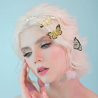 Butterfly Hair Clips Y2K Accessories Hair Clips For Thick Hair Cute Butterfly Clips With Hair Glitter Kawaii Hair Accessorie