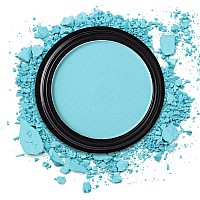 Meicoly Light Blue Single Eyeshadowbold Turquoise Pressed Powder Matte Eye Shadowturquoise Blue Shade For Halloween Smurf Corp