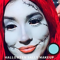 Meicoly Light Blue Single Eyeshadowbold Turquoise Pressed Powder Matte Eye Shadowturquoise Blue Shade For Halloween Smurf Corp