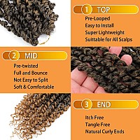 Nice One Pretwisted Passion Twist Hair 8 Inch Short Passion Twist Crochet Hair For Women 8 Packs Prelooped Braiding Hair Synt