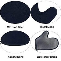 2 Pack Self Tanning Mitt Applicator Kit Set Self Tanning Glove And Self Tanner Flat Top Brush Tan Applicator For Sunless Self