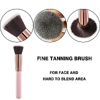 2 Pack Self Tanning Mitt Applicator Kit Set Self Tanning Glove And Self Tanner Flat Top Brush Tan Applicator For Sunless Self