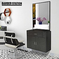 Artist Hand Wall Mount Salon Station Styling Station Barber Beauty Spa Salon Equipmentblack