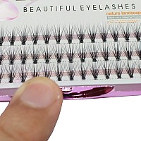 Dedila 810121416171820Mm 60Pcs 20 Root Grafting Individual False Eyelashes Mink Natural Long Eye Lashes Cluster Extension