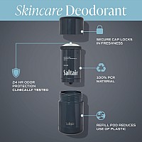 Saltair Natural Deodorant Made With Skincare Ingredients Black Tide