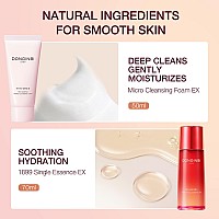 Upgraded Donginbi Korean Red Ginseng Essential Care Set Ex Anti Aging Skin Care Routine Kit Skin Moisturizing For All Skin