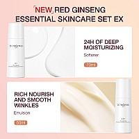 Upgraded Donginbi Korean Red Ginseng Essential Care Set Ex Anti Aging Skin Care Routine Kit Skin Moisturizing For All Skin