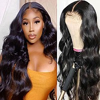 Yisea 12A Brazilian Body Wave Bundles With Closure12 14 16 1810 Closure Human Hair 4 Bundles With 4X4 Lace Closure Braziian V