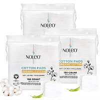 Organic Cotton Pads 450 Count Pack Of 3 Large Pressed Lint Free Soft No Hard Edges 354X354