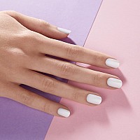 Dashing Diva Gloss Nail Strips White Canvas Uv Free Chip Resistant Long Lasting Gel Nail Stickers Contains 27 Nail Wraps