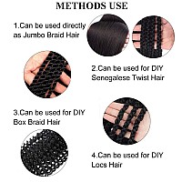 Pre Stretched Braiding Hair Extensions 20 Inch 8 Packs Professional Synthetic Braid Hair For Women Crochet Braids Soft Yaki Text