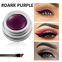 Erinde Waterproof Gel Eyeliner Long Lasting Cream Eyeliner Gel Pot Halloween Highintensity Pigments Smudgeproof Eye Liner Ma