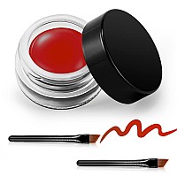 Erinde Red Gel Eyeliner Waterproof Long Lasting Cream Eyeliner Gel Pot Highintensity Pigments Smudgeproof Eye Liner Makeup