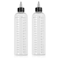 Driew Applicator Bottles For Hair 169Oz Hair Squeeze Bottle Twiston Top Tip Cap With Ratio Graduated Scale Color Applicator B