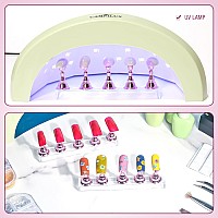 Misself Nail Holder For Nail Art Practice Nail Stands For False Nails Painting 30 Pcs Of Adhesive Putty 1 Crystal Base 2 Sets