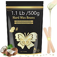 Auperwel Wax Beads For Hair Removal 11Lb Painless Salon Hard Wax Beans For Bikini Eyebrow Facial At Home Pearl Waxing Beads