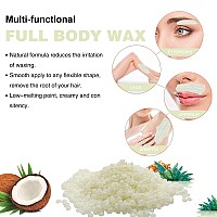 Auperwel Wax Beads For Hair Removal 11Lb Painless Salon Hard Wax Beans For Bikini Eyebrow Facial At Home Pearl Waxing Beads