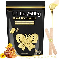 Auperwel Wax Beads For Hair Removal 11Lb Painless Salon Hard Wax Beans For Bikini Eyebrow Facial At Home Pearl Waxing Beads