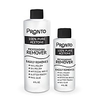 Pronto 100 Acetone Gel Nail Polish Remover Gel Polish Remover For Nails Acetone Nail Polish Remover Acrylic Nail Remover