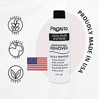 Pronto 100 Acetone Gel Nail Polish Remover Gel Polish Remover For Nails Acetone Nail Polish Remover Acrylic Nail Remover