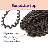 Lady Miranda Ombre Blonde Afro Kinky Curly Braiding Hair Extensions Jerry Curl Crochet Hair 3X Braid Hair 11 Short Synthetic Ha