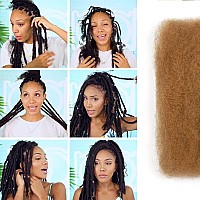 Fashion Idol Afro Kinkys Bulk Human Hair For Dreadlock Extensions Loc Repair Braiding Twist Afro Kinky Human Hair For Locs 1 Pac