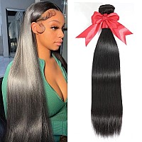 10A Brazilian Straight Hair Bundles 26 Inch Human Hair Bundles 1 Single Bundle Human Hair 100 Unprocessed Virgin Weave Bundles