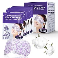 Prociv 16 Packs Steam Eye Masks For Dry Eyes Spa Warm Eye Mask Relief Eye Fatigue Hot Sleep Eye Mask For Puffy Eyes Mask Lave